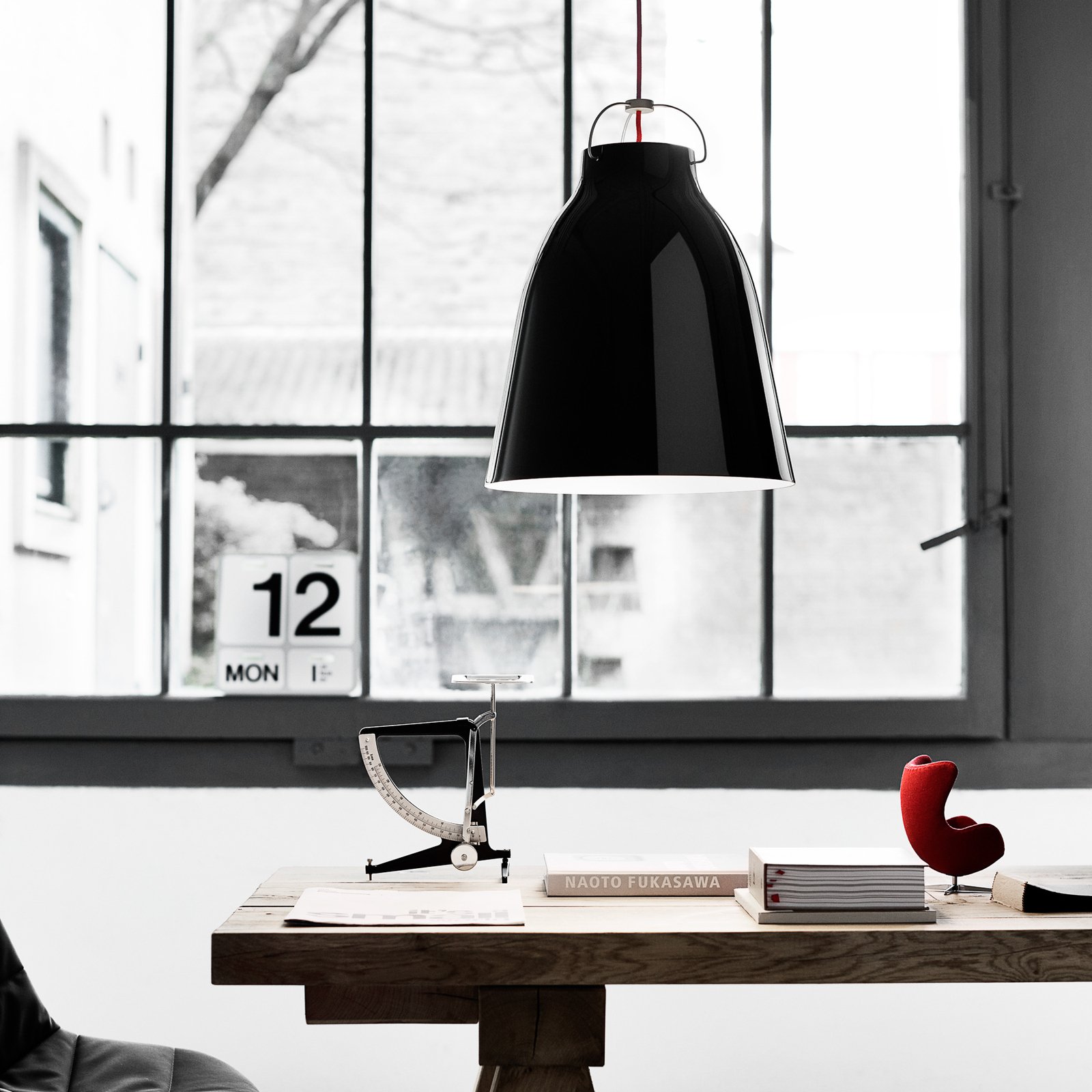 Caravaggio™ P3 Pendelleuchte Schwarz - Fritz Hansen