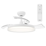 Philips Solr LED stropni ventilator, bijeli, DC, tih, CCT
