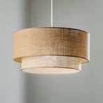 Boho jute pendant light natural brown Ø45cm 1-bulb