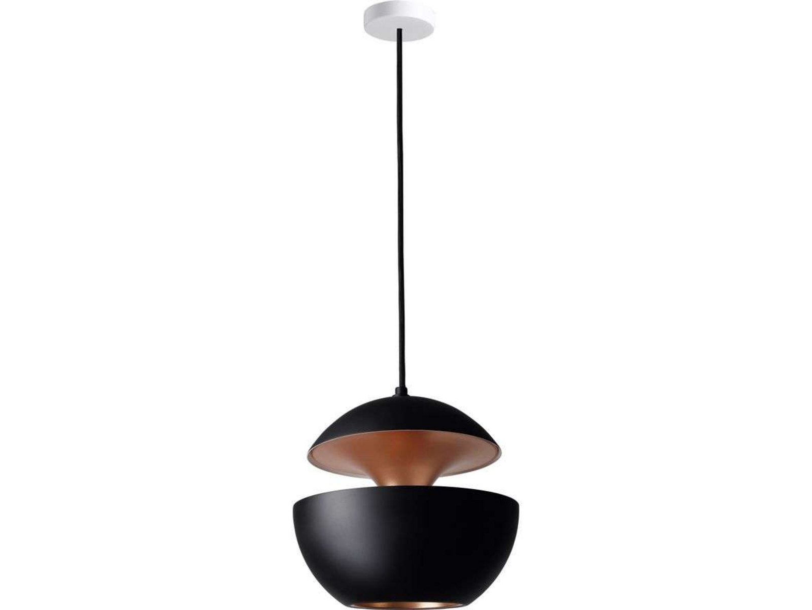 Here Comes The Sun Závěsná Lampa ø250 Black/Copper - DCW