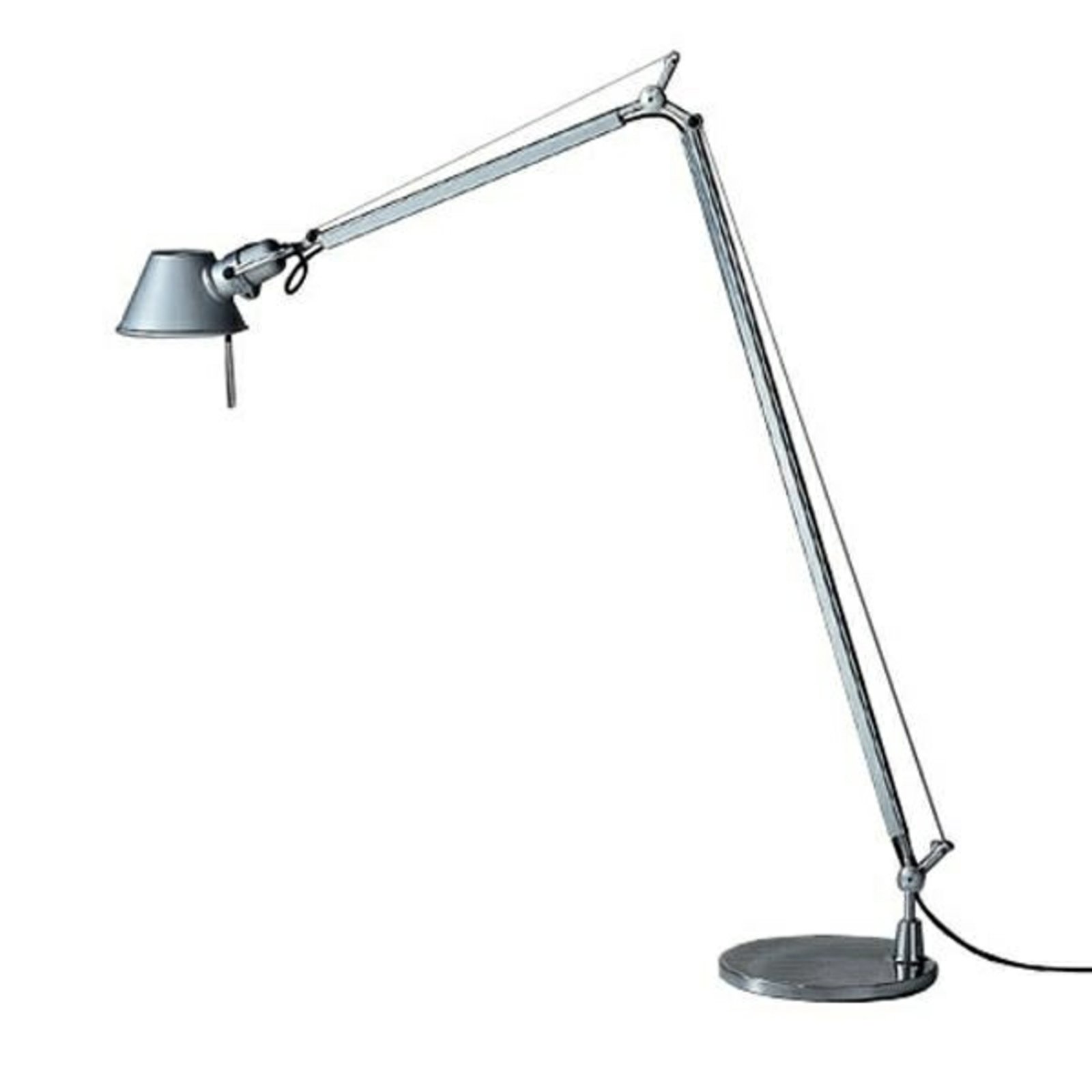 Tolomeo Reading Floor Lamp Aluminium - Artemide