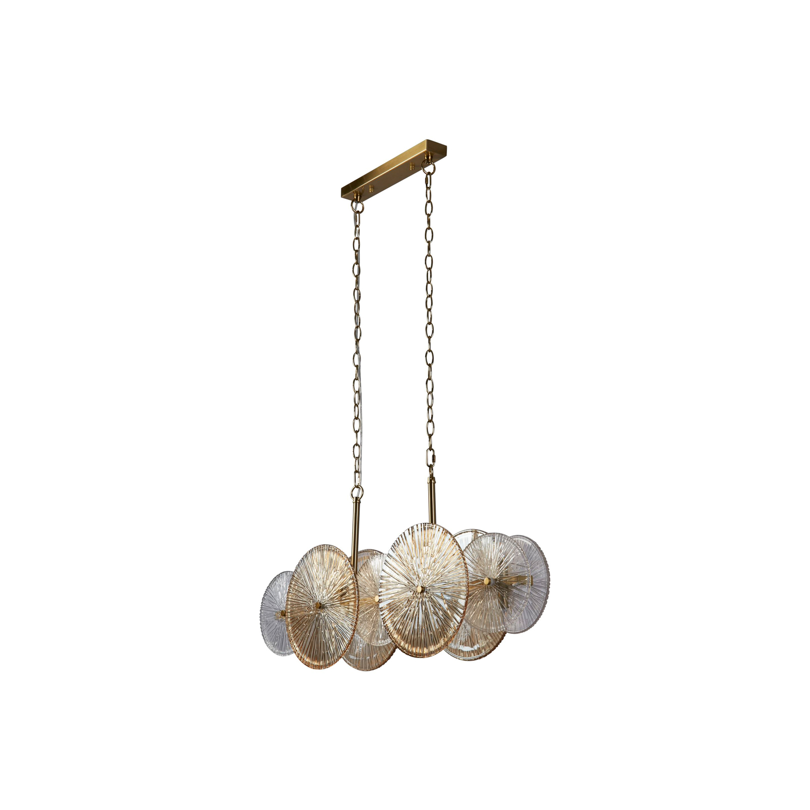 Wagenwiel hanglamp, 10-lamps