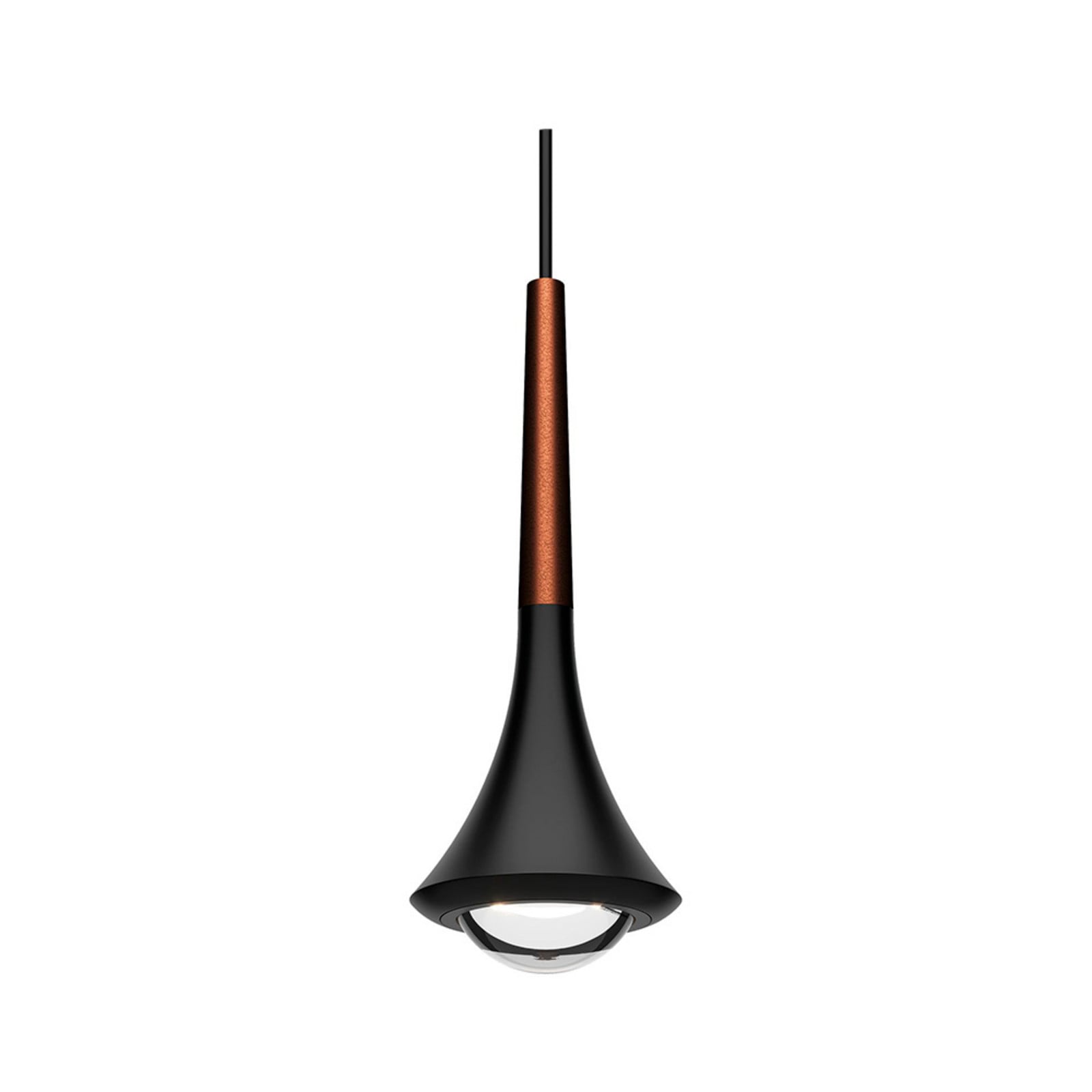 Rain Taklampa 2700K Black/Bronze Lodes - Aluminium