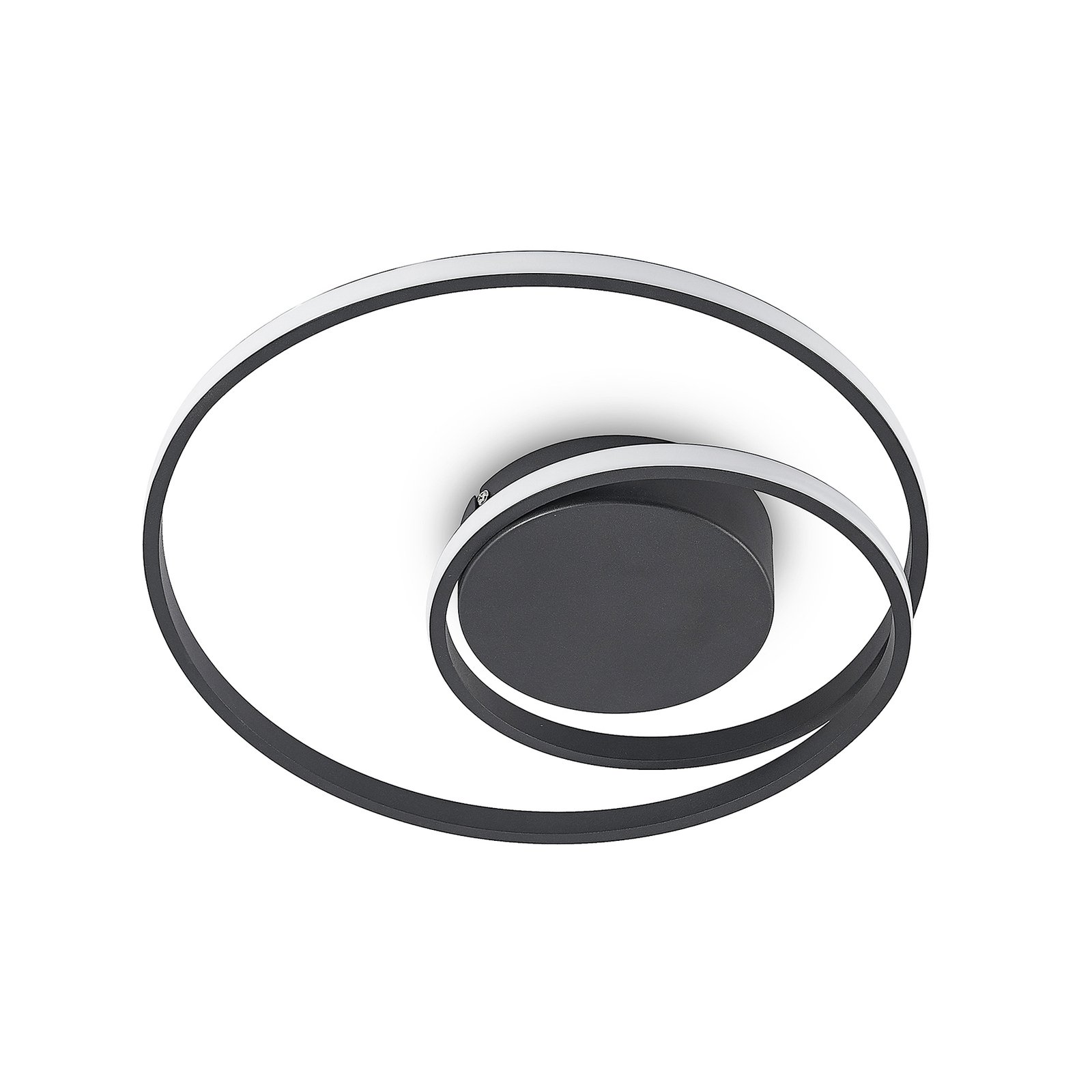 Youna LED Lámpara de Techo Black - Lindby