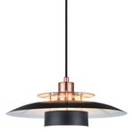 Sørup Candeeiro Suspenso Matt Black/Copper - Halo Design