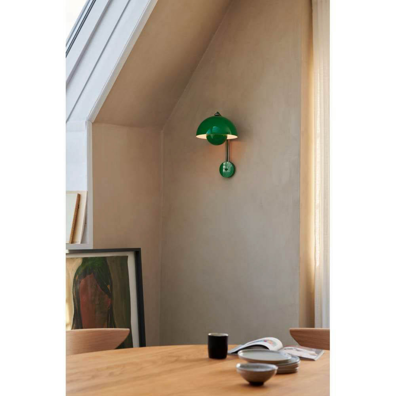 Flowerpot VP8 Wall Lamp Signal Green - &Tradition