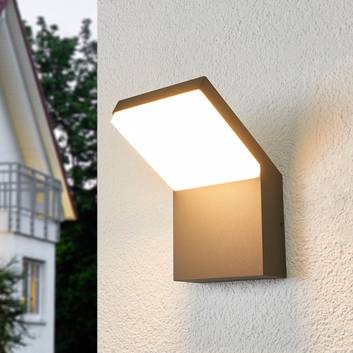 LED Außenwandlampe Juvia Grafitgrau Lampenwelt Außenleuchte Wand IP54 Hell LEDs