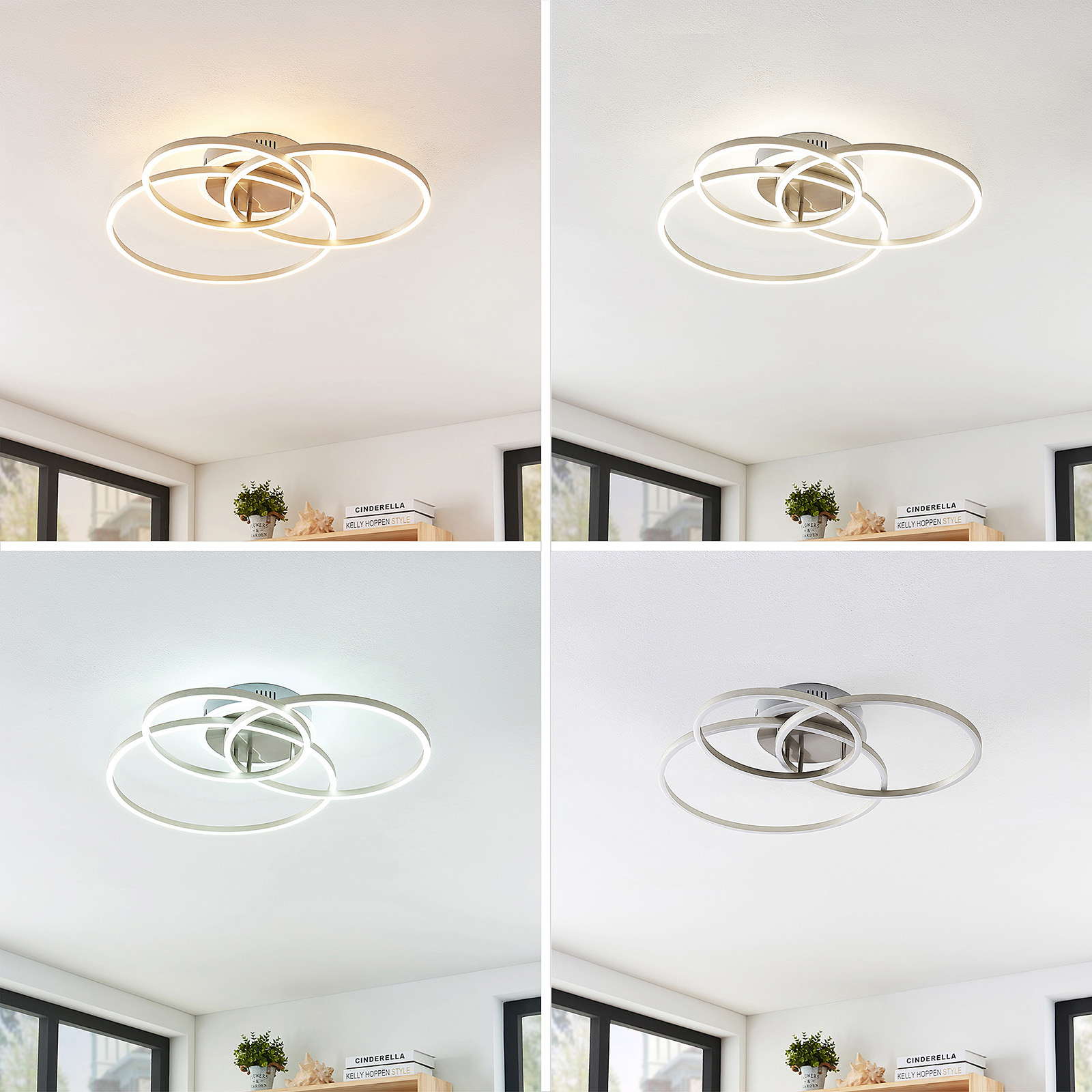 Lindby Smart Tula LED ceiling light | Lights.co.uk