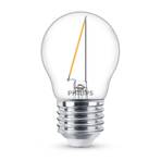 Philips Classic golf ball LED bulb E27 1.4 W clear