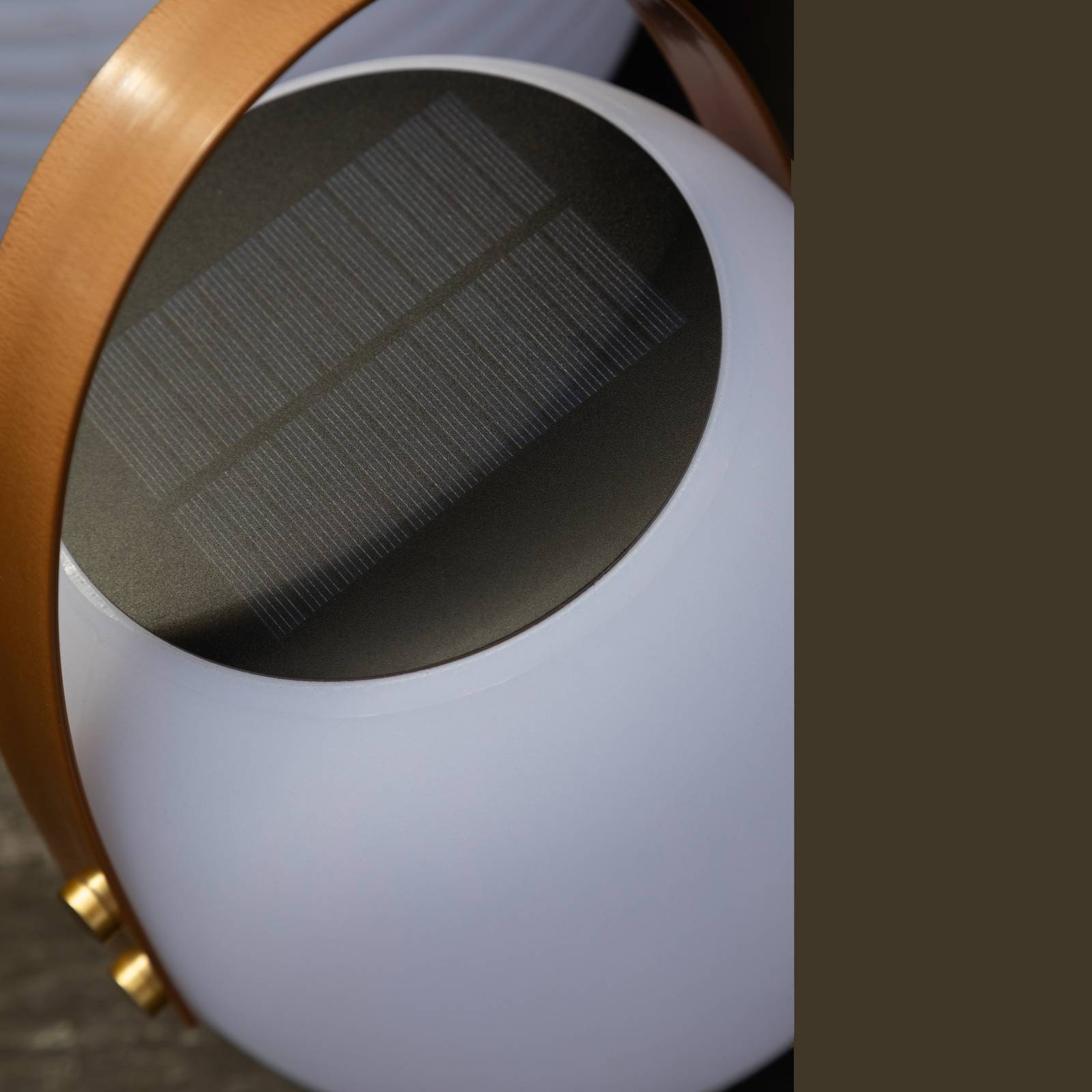 Schöner Wohnen Bell -LED-akkupöytälamppu K 34 cm