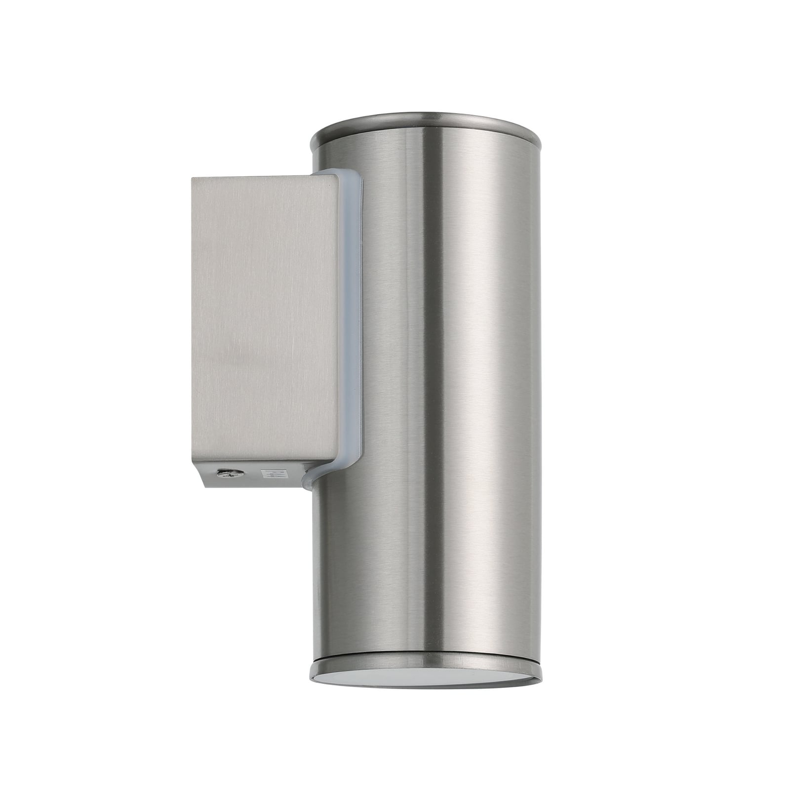 Riga LED zidna lampa, nehrđajući čelik, visina 15 cm, nehrđajući čelik