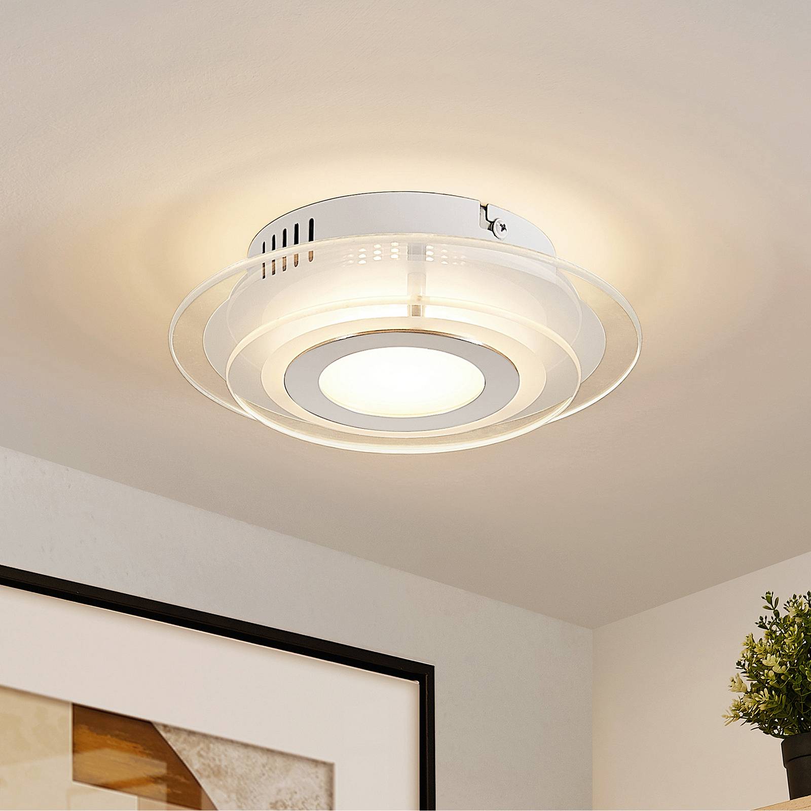 Lindby Arima LED-Wandleuchte, rund
