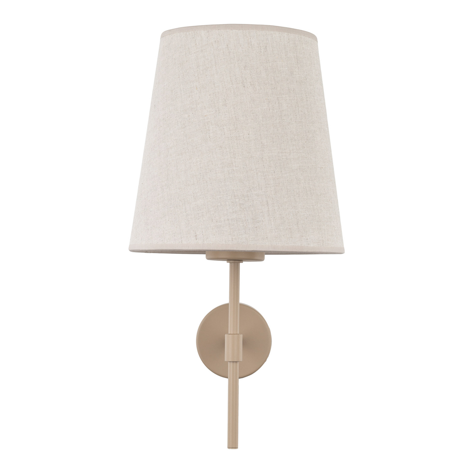 Applique murale Elizabeth, sable/beige, lin, 39 cm de haut, E27