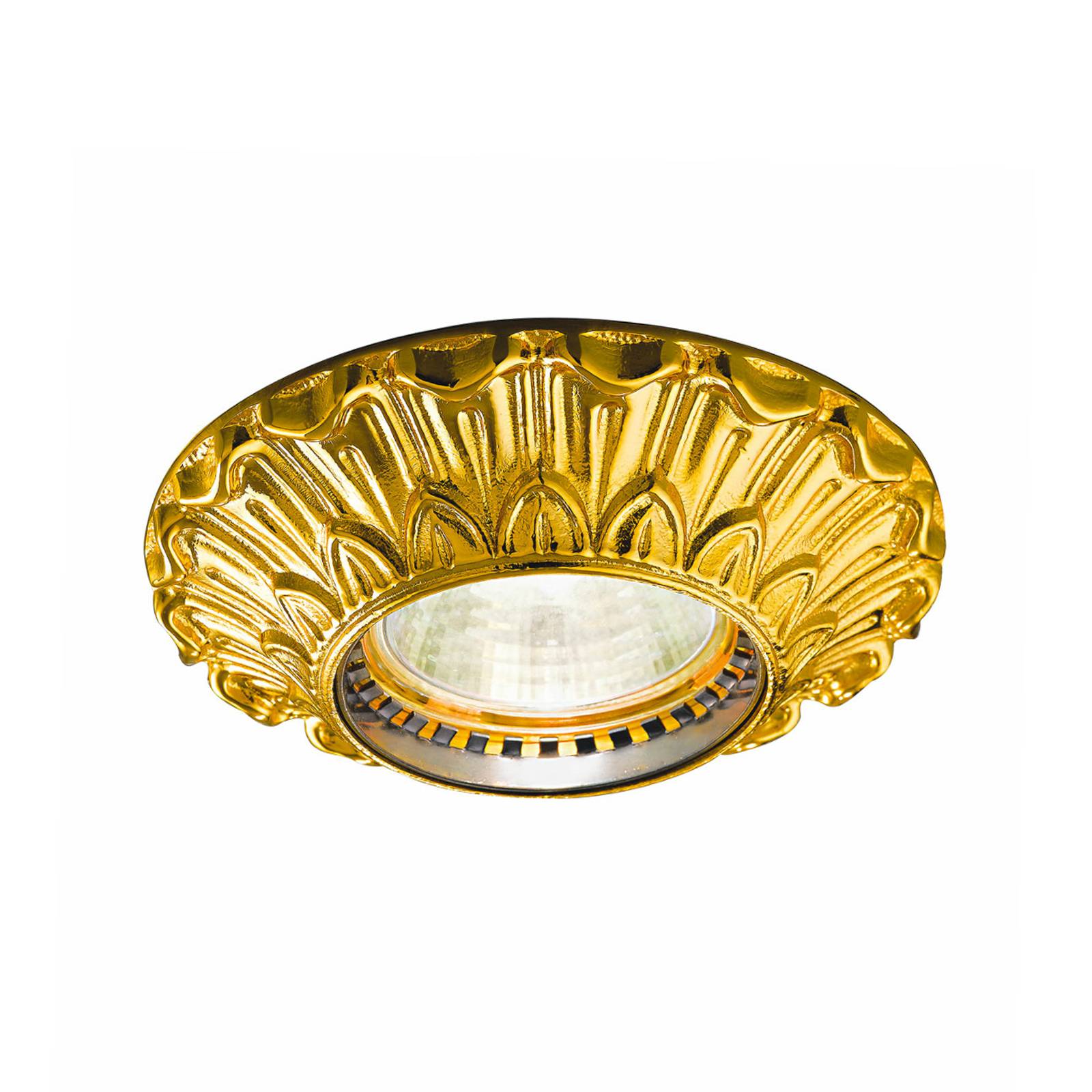 KOLARZ Deckenspot Milady Ø 10 cm 24 Karat vergoldet