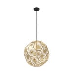 Suspension Skoura, couleur laiton, Ø 50 cm, acier, E27