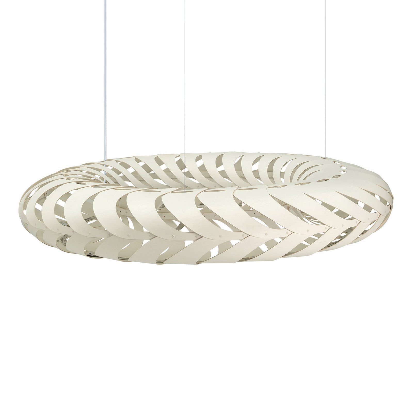 david trubridge Maru hanging lamp 110 cm white