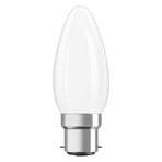 OSRAM LED-Leuchtmittel Kerze, B22d, 1,8 W, matt, 2.700 K