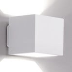 ICONE Cubò LED wall light, 10 W, white