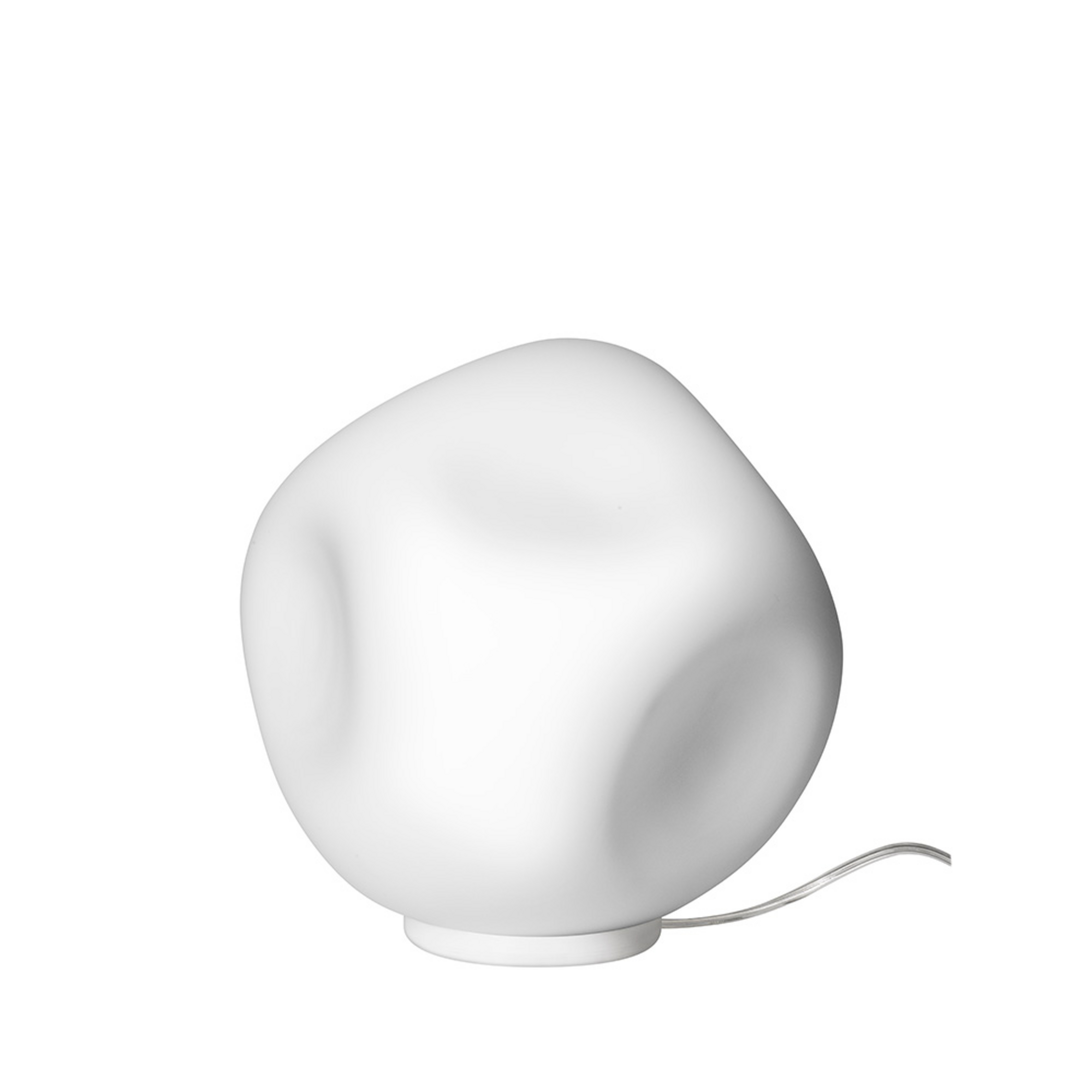 Hoba Media Table Lamp On/Off White - Foscarini