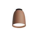 Plafonnier d'extérieur LED Nut de Bover, terracotta, aluminium/acier