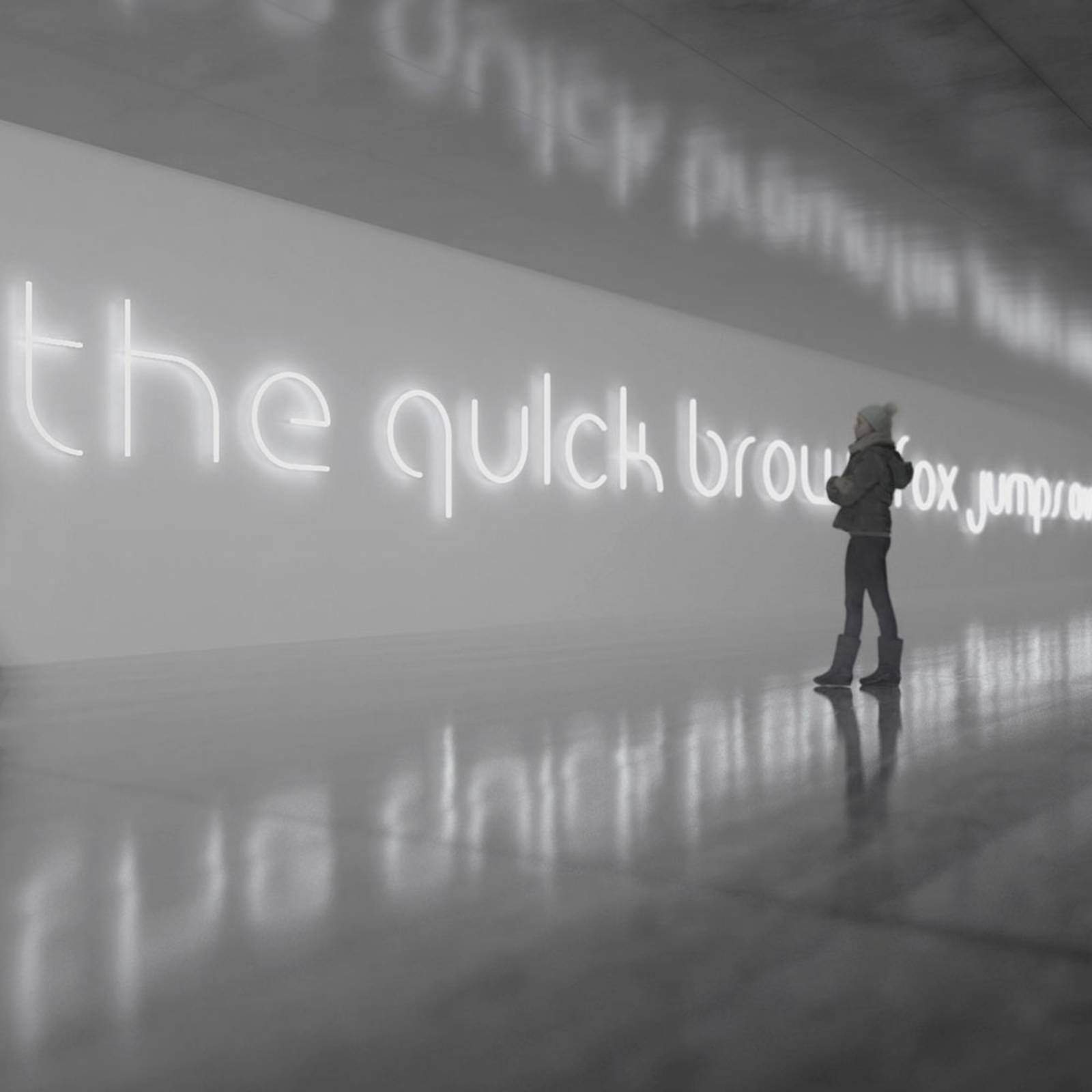Artemide Alphabet of Light ściana mała litera s