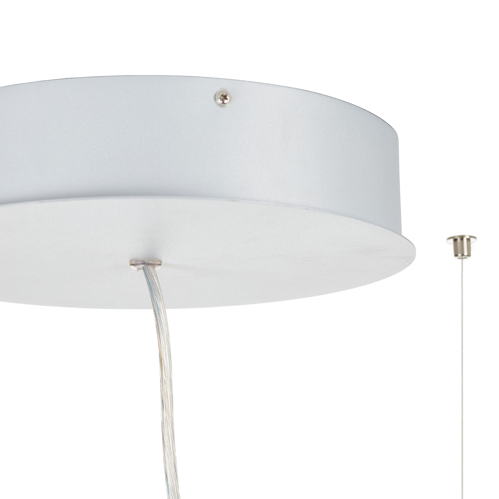 Arcchio Pietro LED hanglamp zilver 50cm 60W