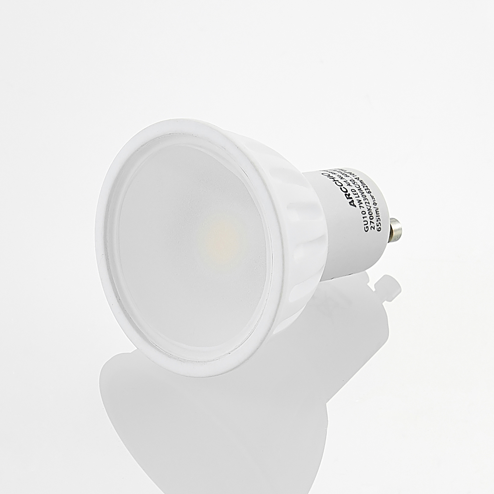 Arcchio reflector LED bulb GU10 100° 7W 2,700K 3x