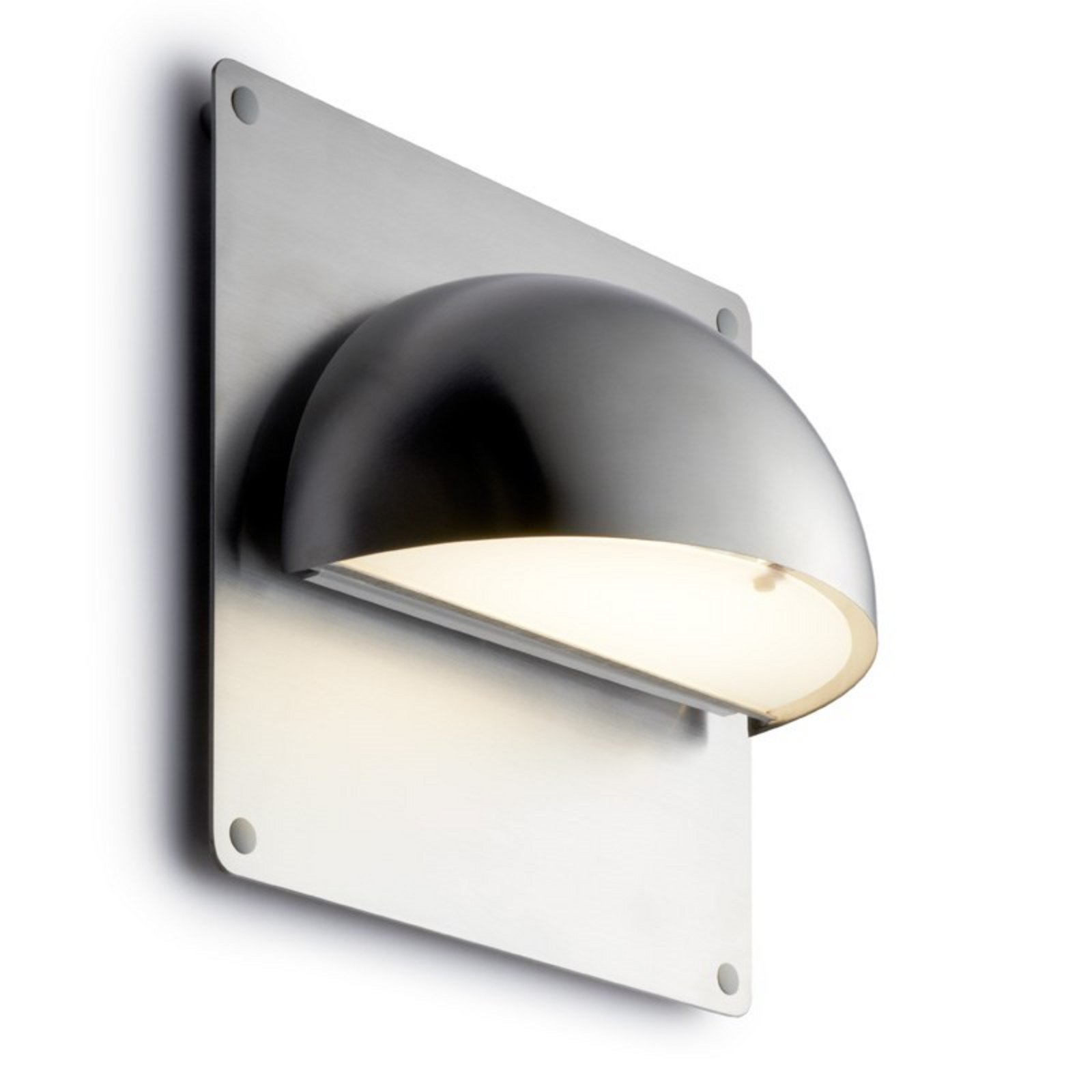 Rørhat Placă Spate 30x30 Stainless Steel - LIGHT-POINT