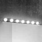 Applique pour miroir LED Hollywood, 85 cm 7 lampes