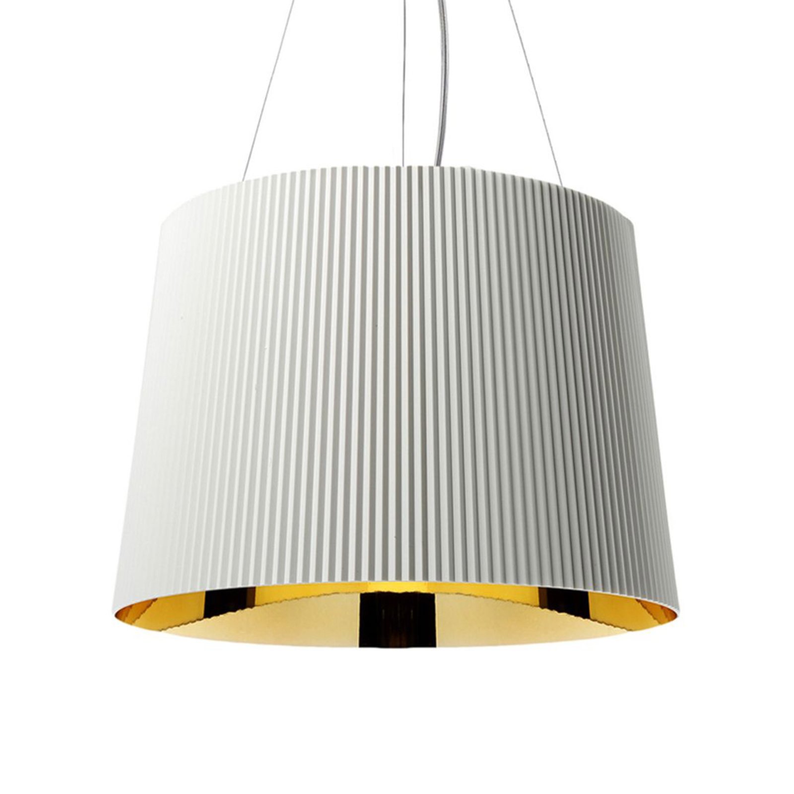 Ge' Pendelleuchte Weiß/Gold - Kartell