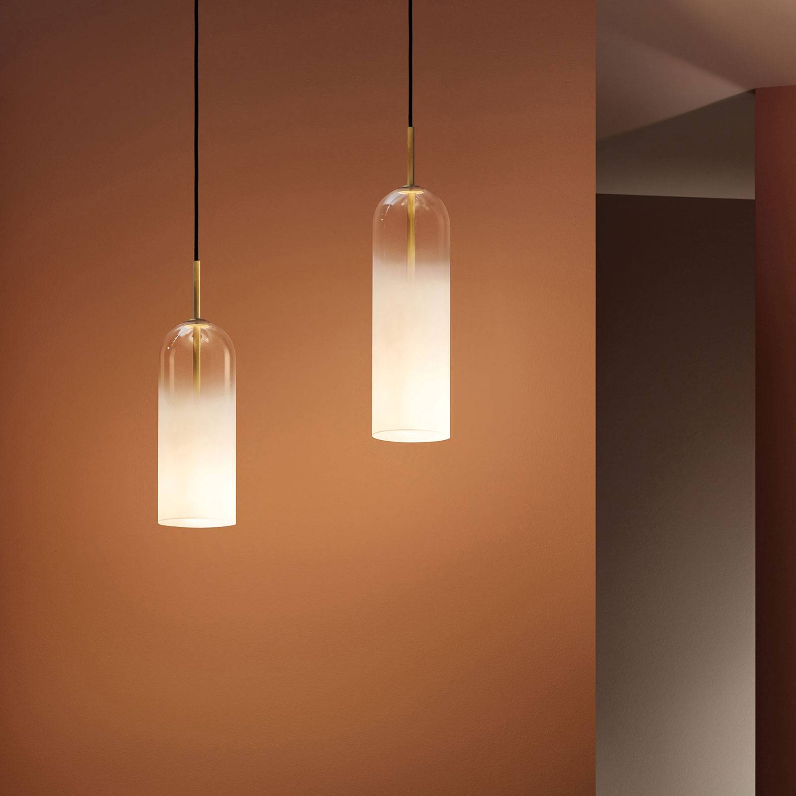 LEDS-C4 Glam lampa wisząca, szkło białe, 31 cm