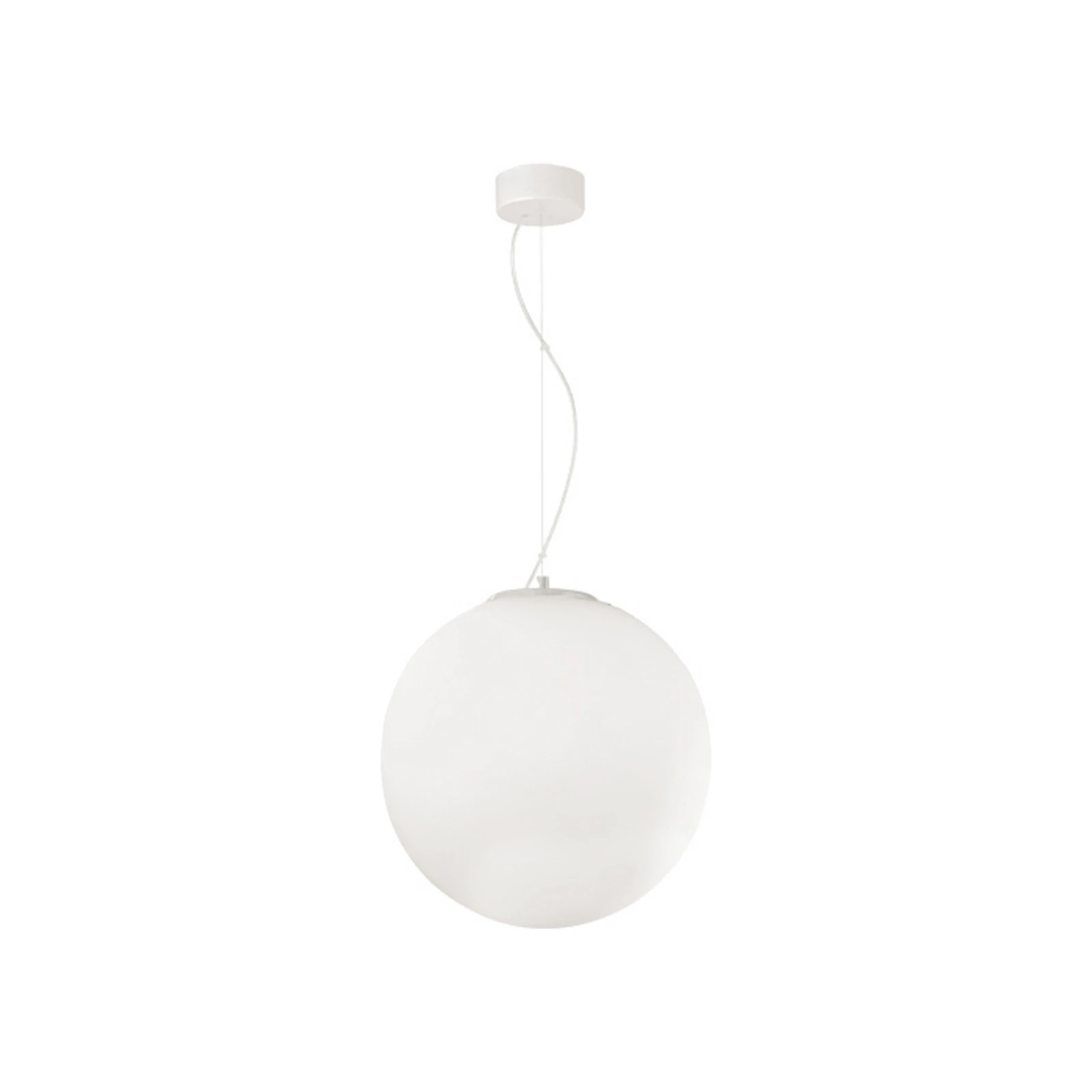 Ideal Lux Pendelleuchte Mapa, Ø 40 cm, Opalglas, Kugel