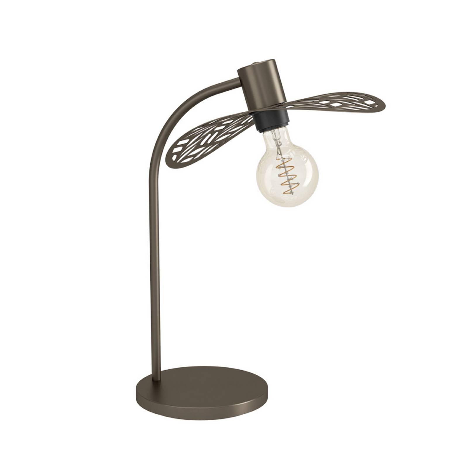 EGLO Tischlampe SWABY, bronzefarben, Höhe 47 cm, Metall, E27
