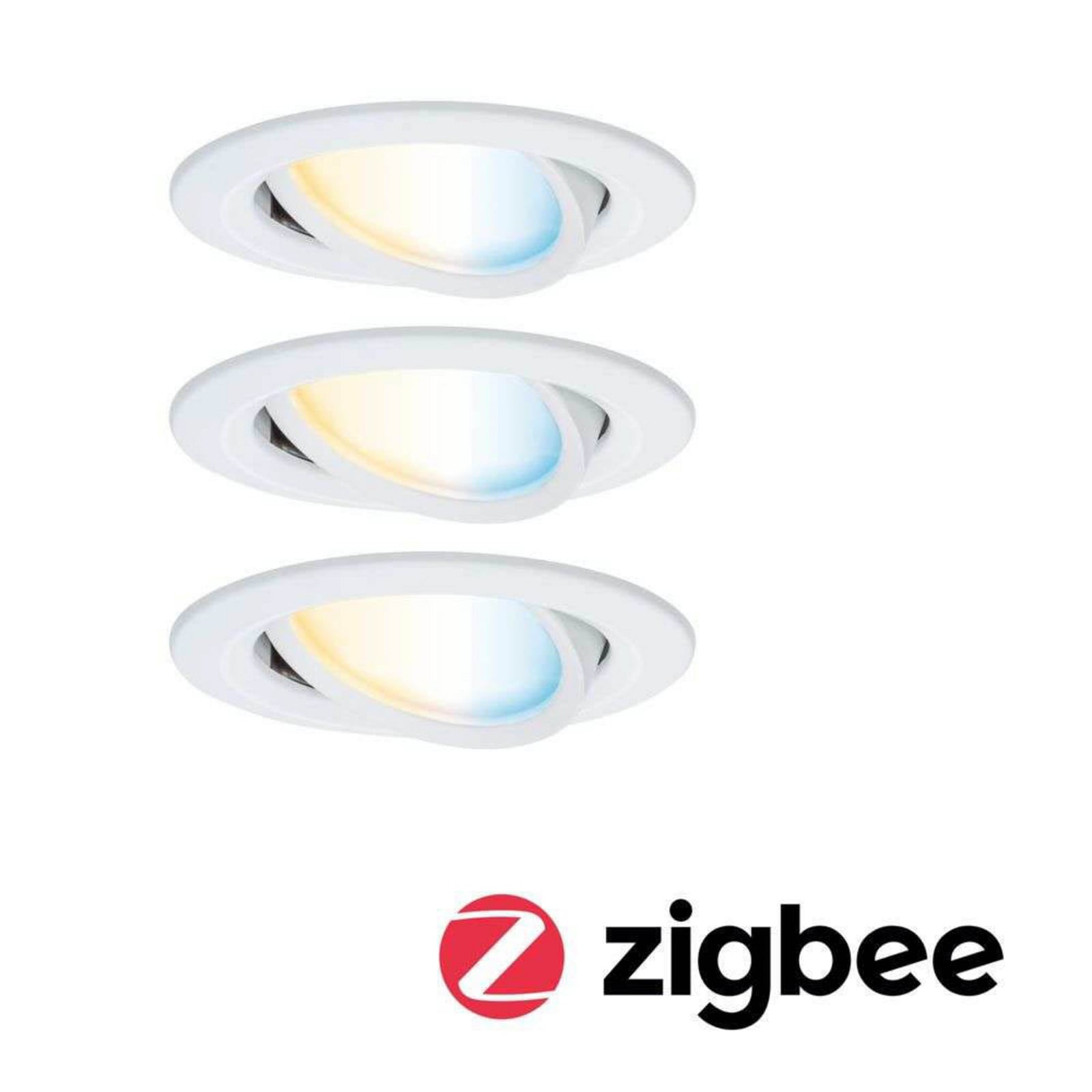 Nova Coin Smart inbyggnadslampa vit Ø 8,4 cm CCT 3-pack Paulmann - Vardagsrum - Aluminium | Produkter - Spotlights - Inbyggdasspot | Lampspecialisterna