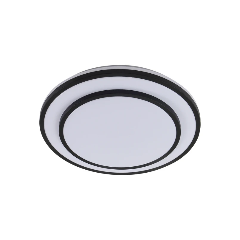 Lindby – Duala LED Deckenleuchte RGBW Remote Black/White