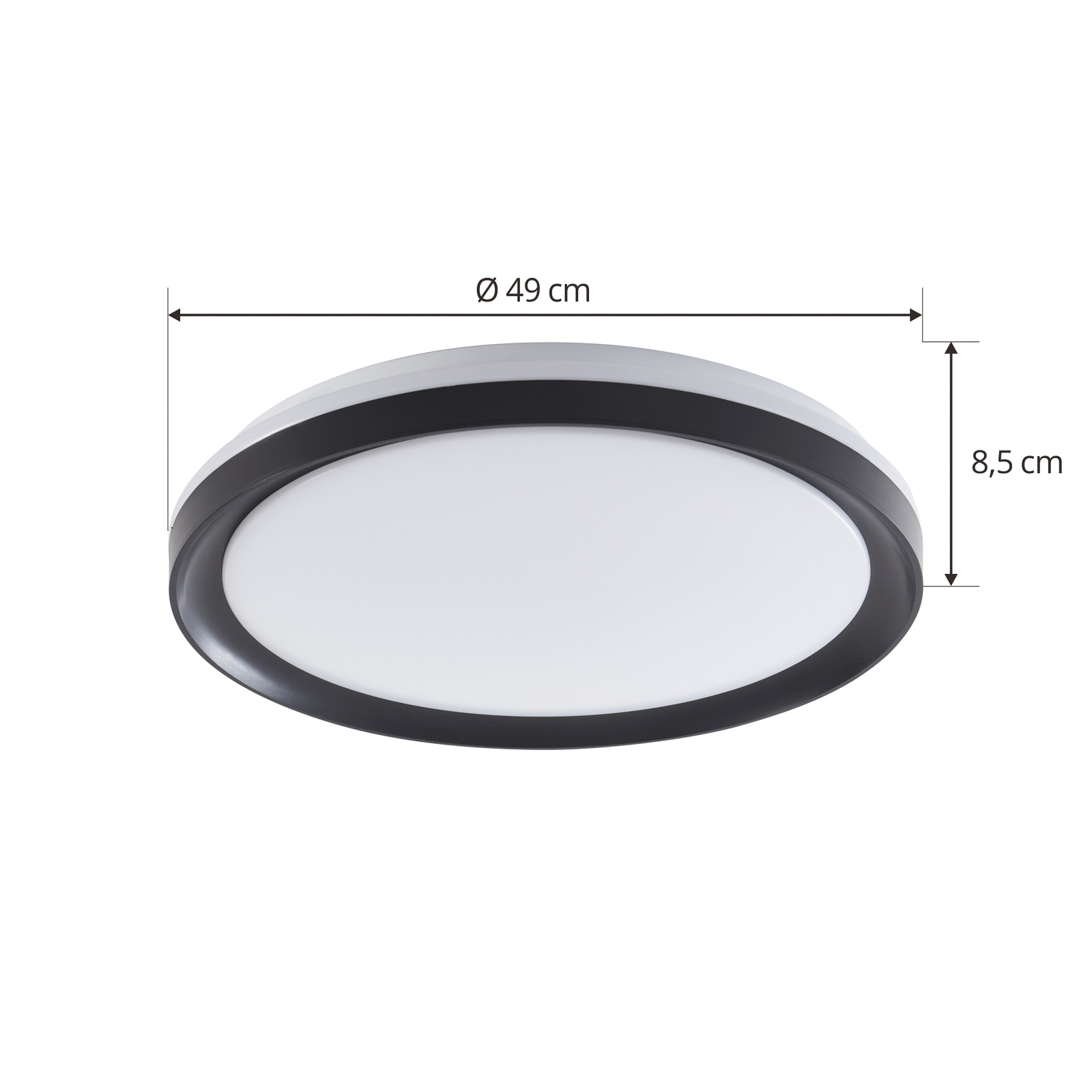 Lindby Ardena LED stropní světlo smart RGBIC 8,5cm
