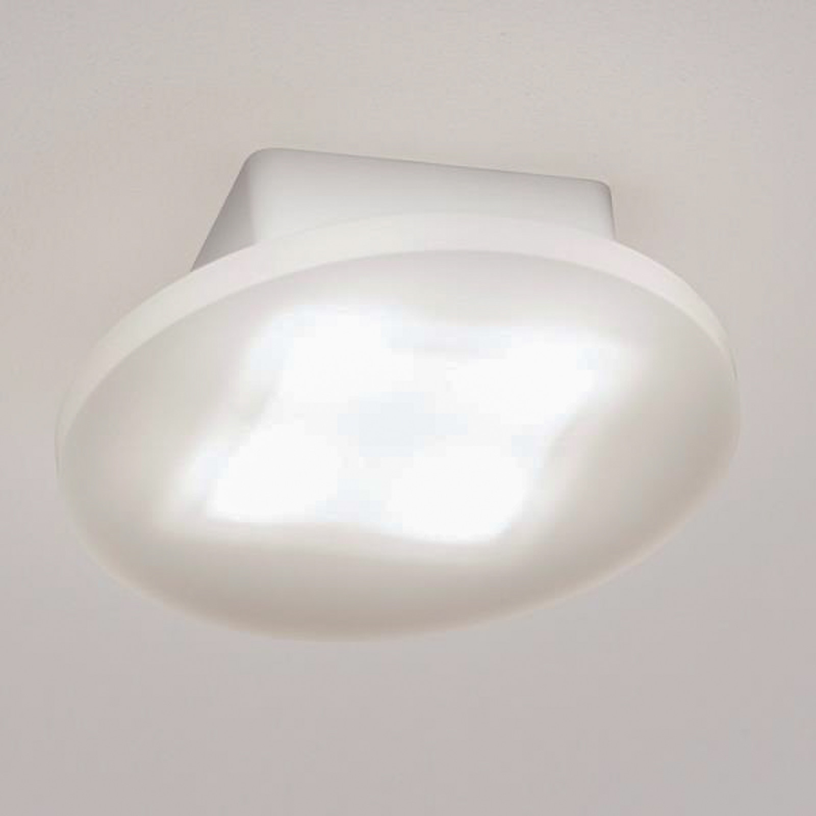 Molto Luce Plafonieră LED Born 2B 16S rotundă 6W 930 - Camera de zi / sufragerie - modern - alb satinat - Metal