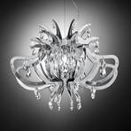 Slamp Lillibet - srebrna designerska lampa wisząca