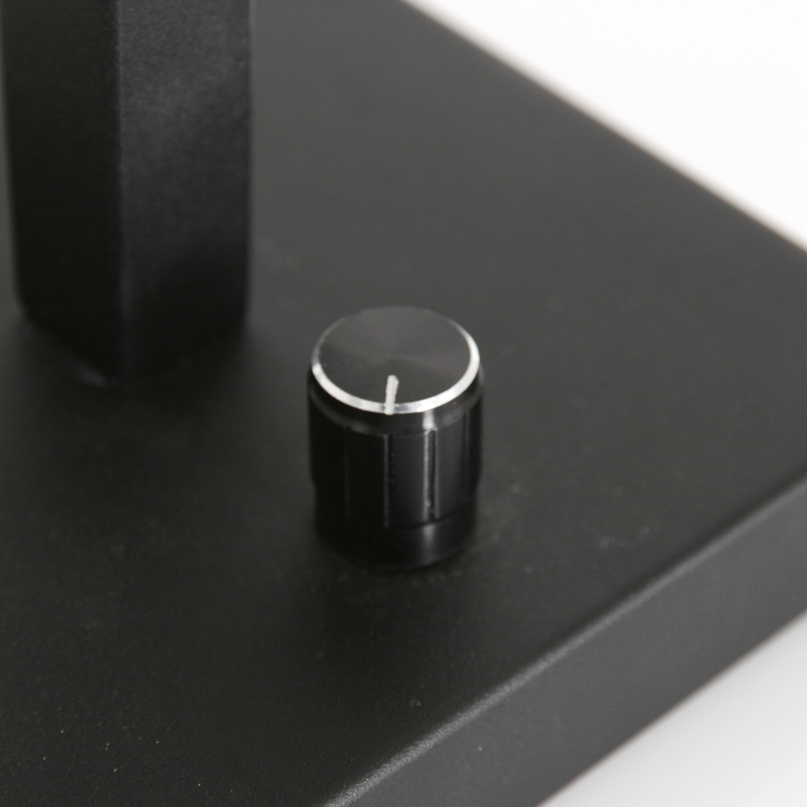 Aplică de perete Stang, negru/maro, înălțime 25 cm, plută