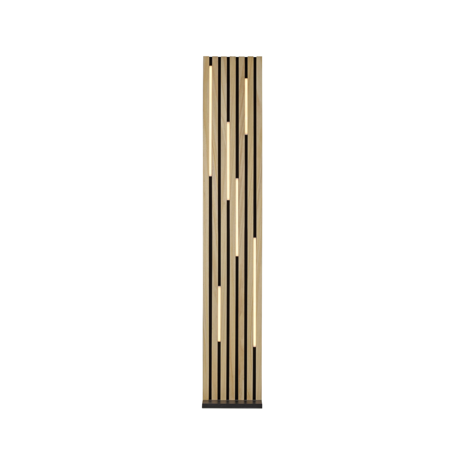 Paul Neuhaus Lampadar LED Q-Acoustic lemn înălțime 162 cm