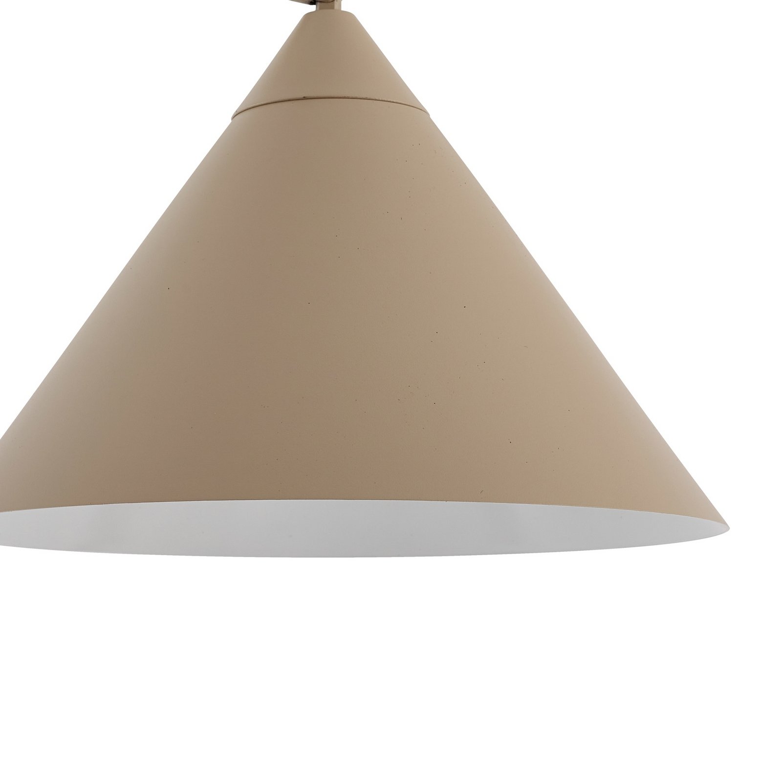 Lindby lenkta lempa Triangolo, smėlio spalvos, aukštis 195 cm, metalas, E27