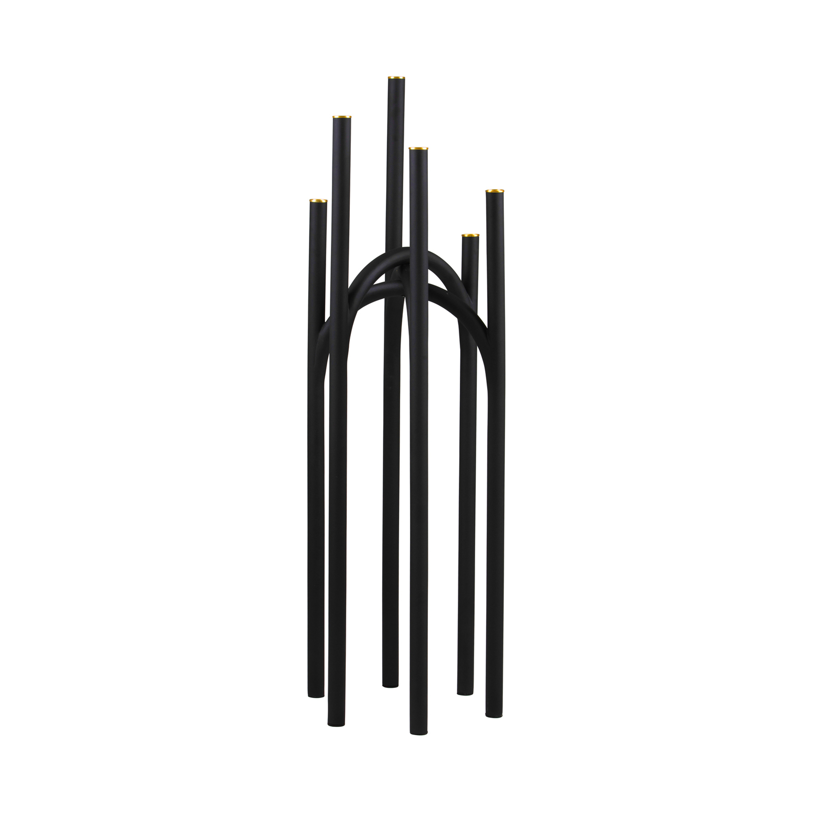 AYTM Angui candle holder, black, height 92 cm, iron