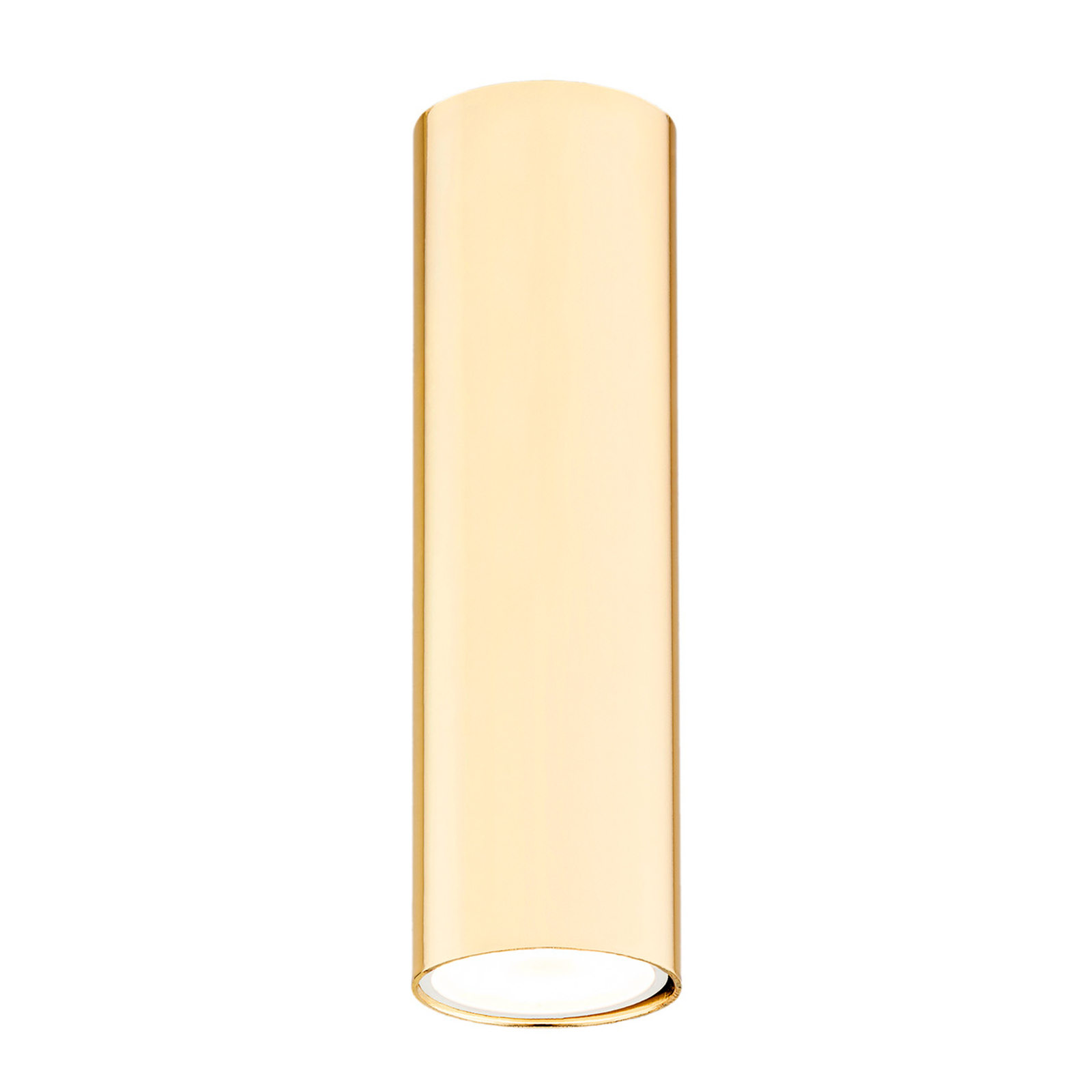 Plafonnier à spots Tesa, laiton, hauteur 18 cm