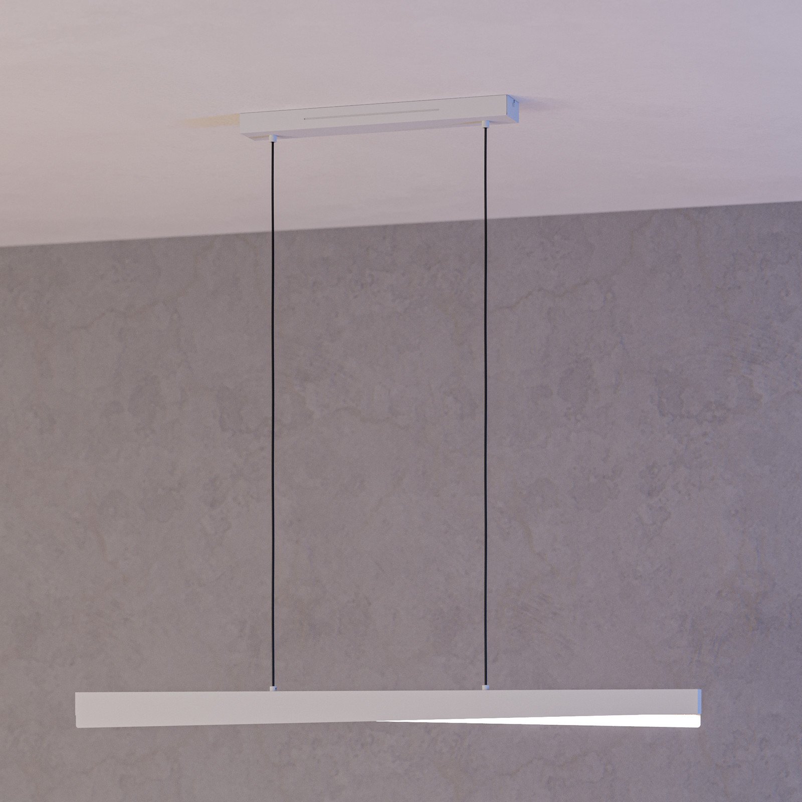 EGLO connect Lampă suspendată LED inteligentă Bolognano-Z gri - Camera de zi / sufragerie - Modern - gri alb - Aluminiu