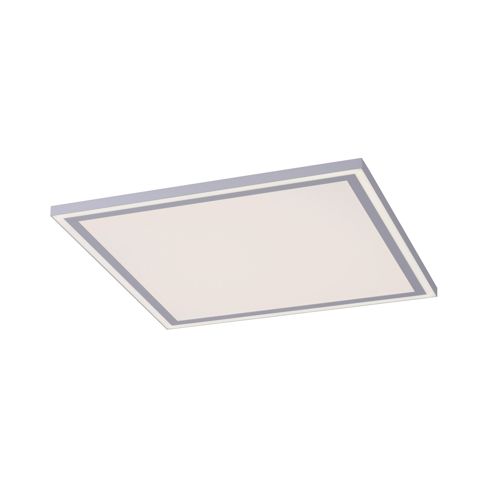 Edging LED ceiling light, tunable white, 46x46 cm