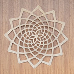 david trubridge paralume Sunflower small, bamboo