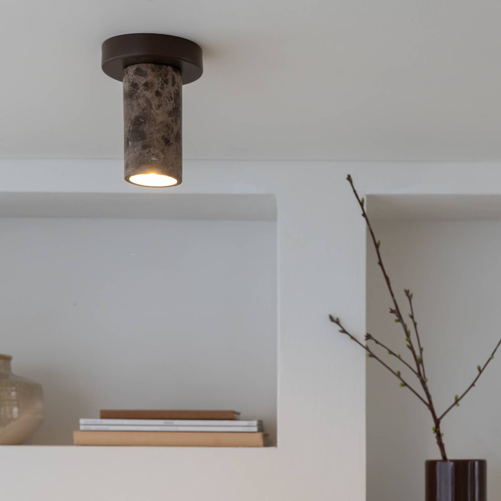 IT'S ABOUT ROMI Deckenlampe Tivoli, braun, Höhe 15 cm günstig online kaufen
