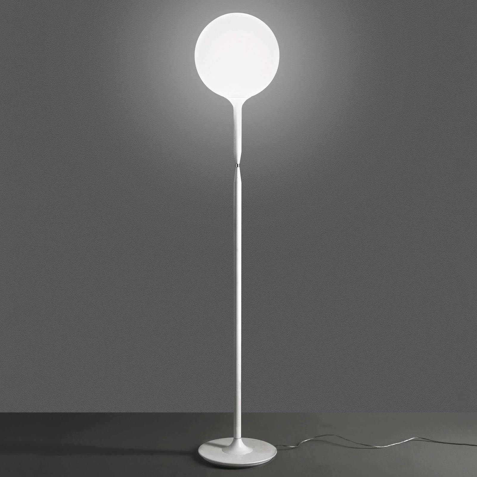 Artemide Castore Stehleuchte mit Glasschirm Ø35cm