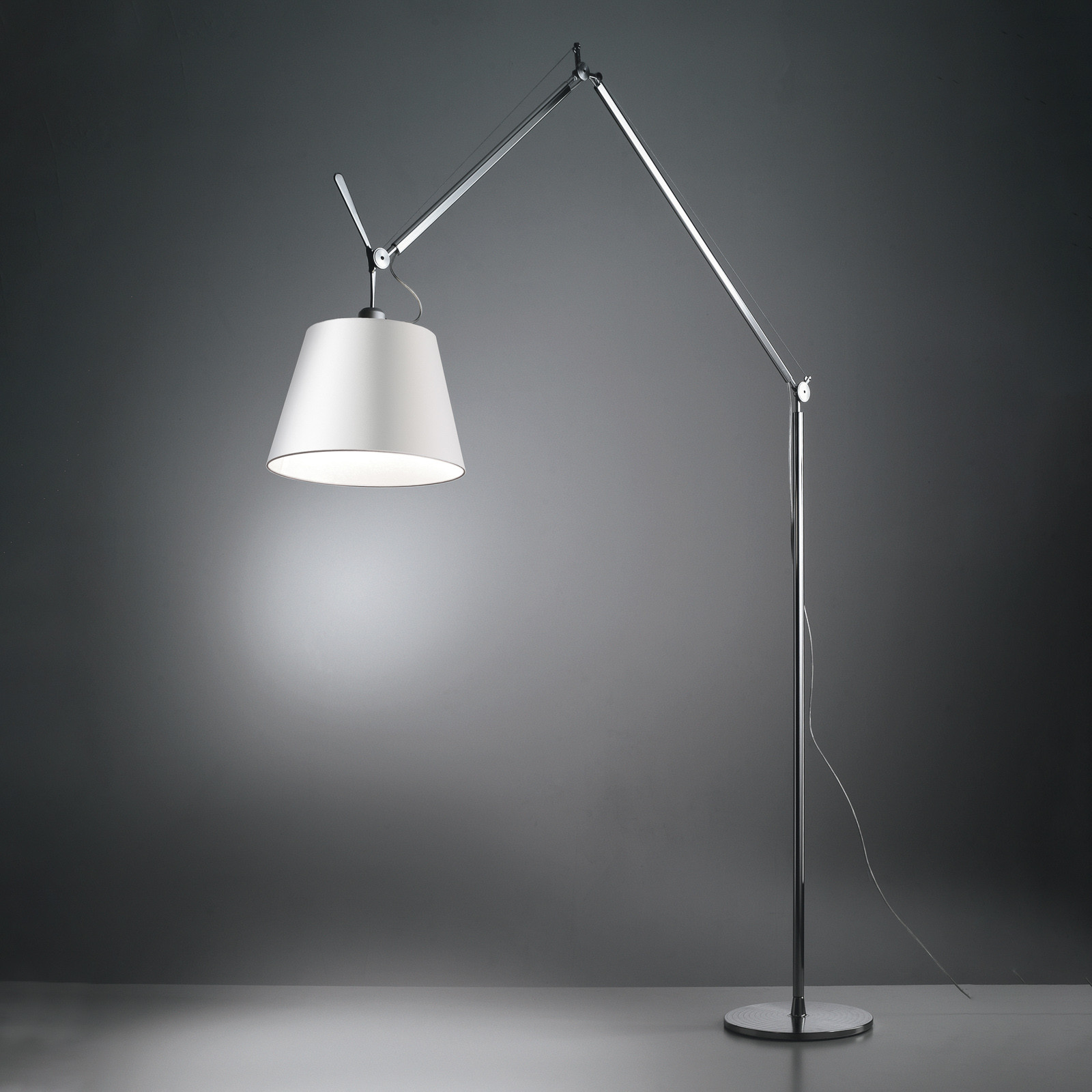 Artemide Tolomeo Mega lampadar LED alu. satin 36cm