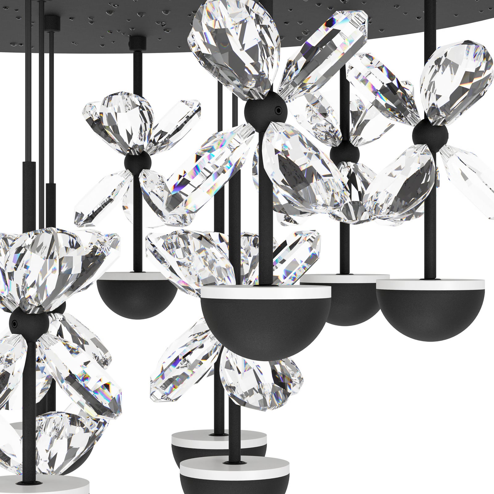 Pianopoli závěsné světlo černé 87 cm dlouhé - EGLO Stars of Light